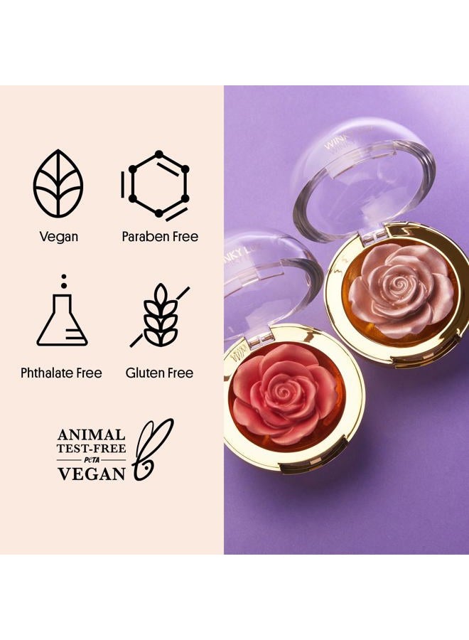 Winky Lux Cheeky Rose, Cream Highlighter with Vitamin E, Gold Highlighter, Makeup Highlighter, Champagne - Image 5